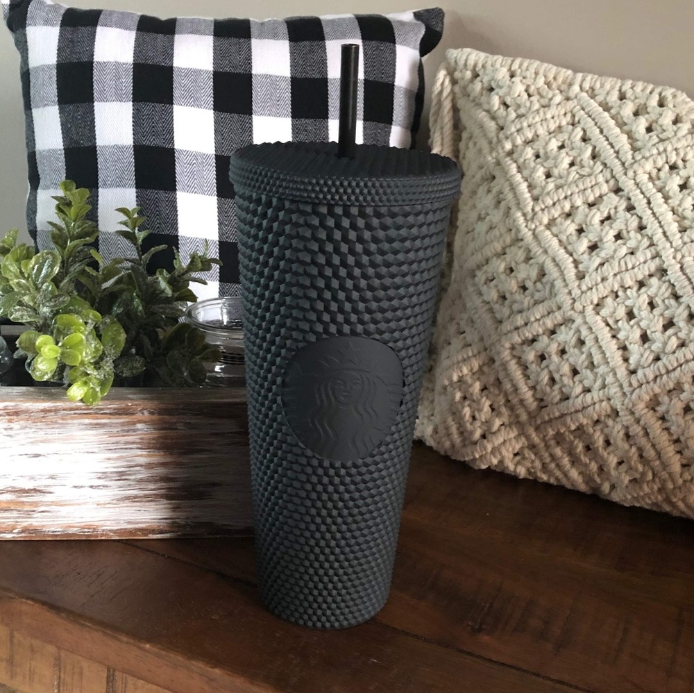 Starbucks Matte Black Spike Tumbler- NEW